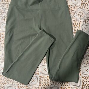 High-Waist Olive Green Leggings yoga pants Jockey brand